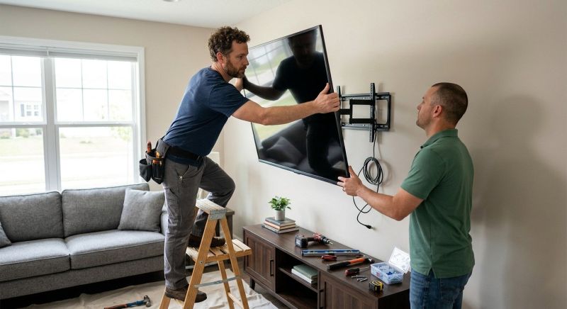 Wall Mount TV Installation in Conroe, TX