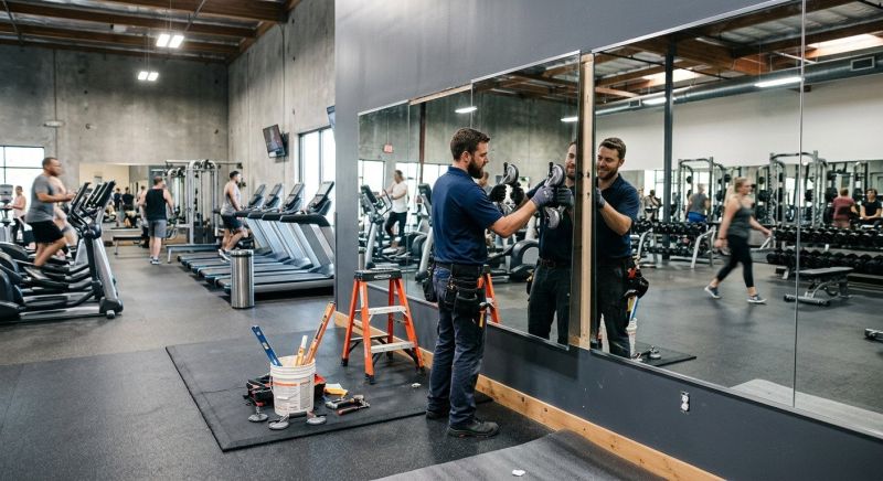 Workout Mirrors Installation in Longmont, CO