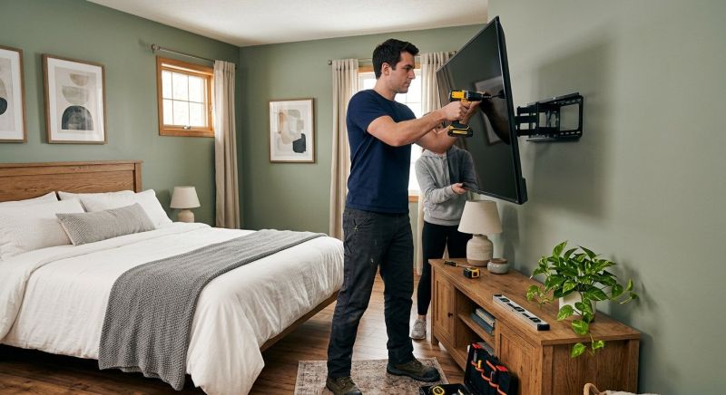 Bedroom Tv Mounting in Kansas City, MO