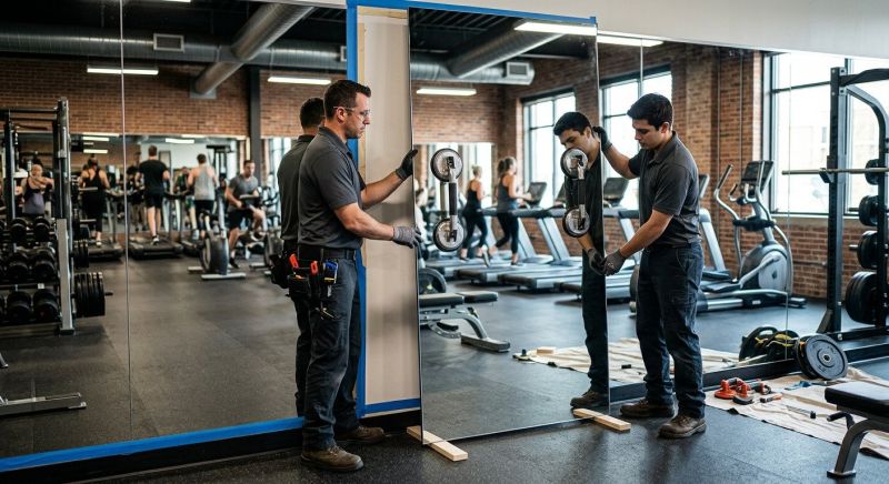 Fitness Mirror Installation in Boulder, CO