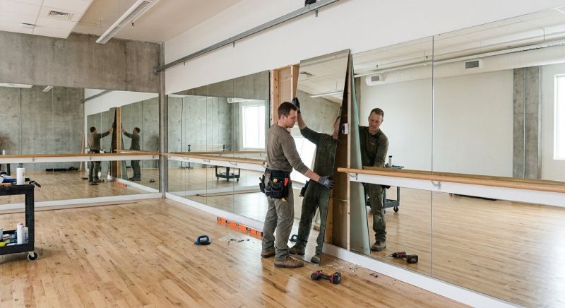 Studio Mirrors Installation in Boulder, CO