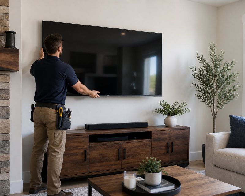 Television Hanging Service in Conroe, TX