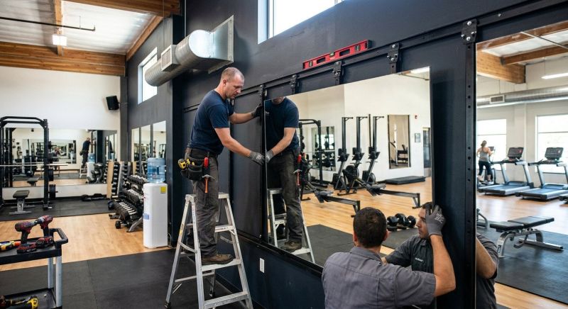 Workout Mirrors Installation in Longmont, CO